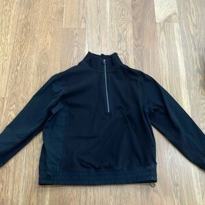 Athleta Women’s Half Zip Cinched Jacket in Black